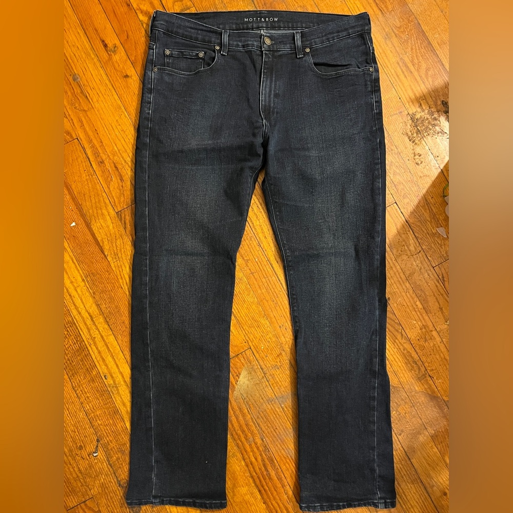 Mott & Bow Men's Dark Blue Slim Jeans 34/30